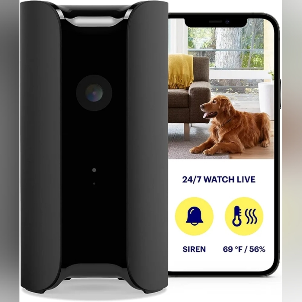 Canary Pro Indoor Home Security Camera 1080p HD WiFi IP | 24/7 Watch Live Video